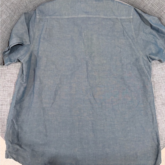 The North Face Men's Vintage Blue Casual Shirt - Picture 8 of 9